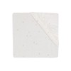 Jollein Spannbettlaken Jersey - Twinkling, Wild Rose - 70/75x140/150cm -