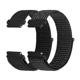 [Onetmpre] Universal Nylon Watch Band 16mm 18mm 20mm 22mm Quick Release Replacement Wristband Men Women Adjustable Watch Strap