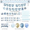 Owelleny Blue Jean Baby Shower Decorations Supplies Boy, Rustic Denim