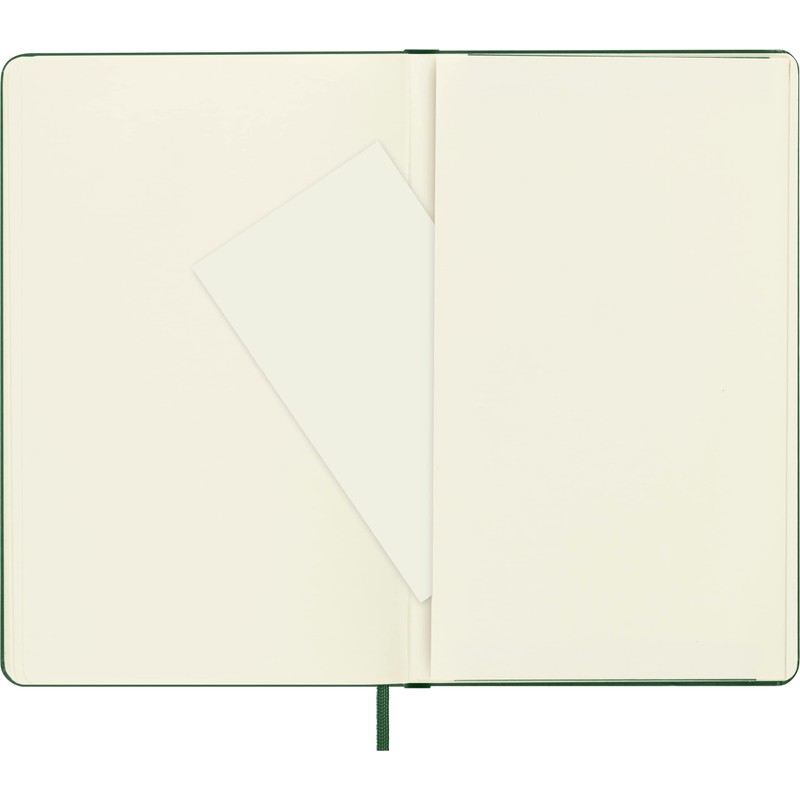 Moleskine Classic Plain Paper Notebook, Hard Cover and Elastic Closure