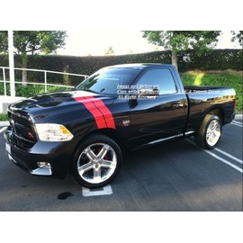 UNDERGROUND DESIGNS 2009 2010 2011 2012 2013 Dodge Ram R/T Long Hash Mark Fender & Hood Stripes Stripe Decal Decals