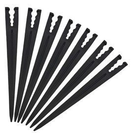 200 Pcs Irrigation Drip Support Stakes 1/8-1/4" Universal Drip Lines Tubing Hose for Gardens, Flowers, Plants, Vegetable