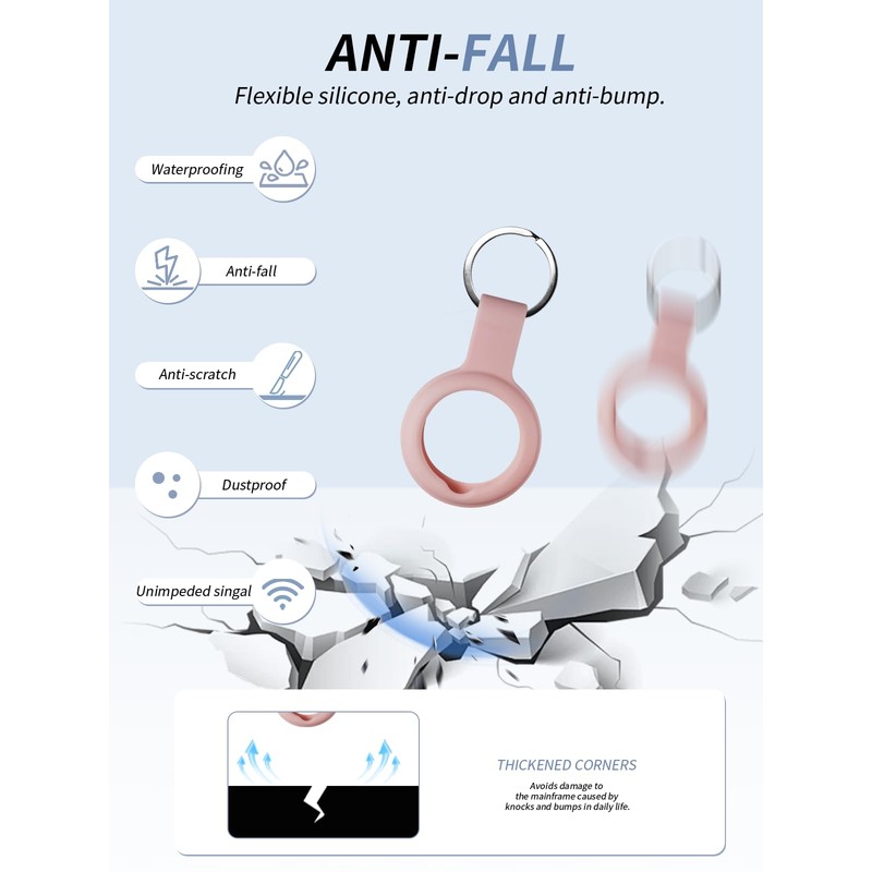 (2 Pack) Case for MiLi MiTag Smart Tag - Durable,