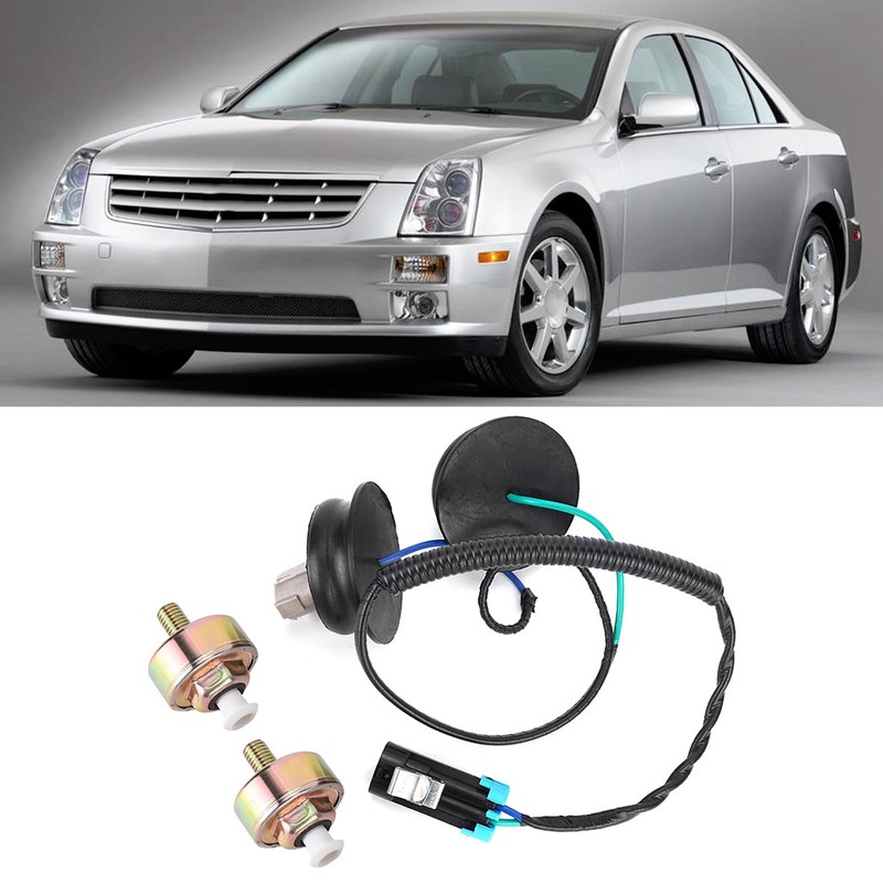 3Pcs/Set Knock Sensor with Harness Kit Fit for Chevy Avalanche