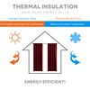 RYB HOME Blackout Curtains for Half Window Kitchen, Thermal Insulated