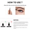 Wugbc 2 Pcs Brown Gel Eyeliner, Waterproof Eyeliner Pencil Smooth