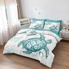 MOVE OVER Coastal Bedding Set Queen Size Sea Turtle Comforter