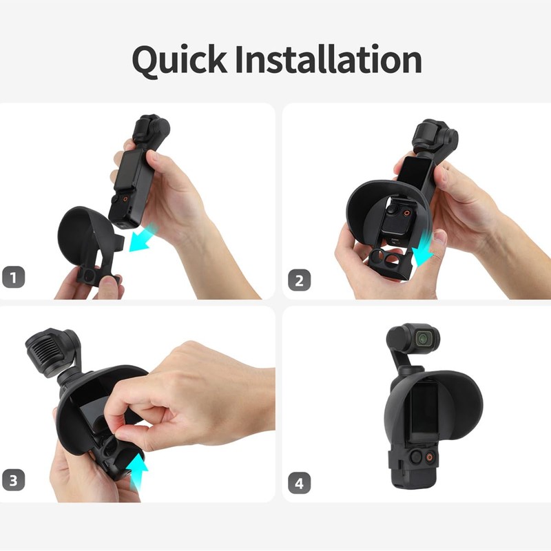 Gimbal Camera Accessories Pocket 3 Screen Sun Shade Cover, Camera