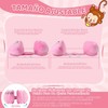 Reposacabezas de Viaje Ajustable para Bebés, Paquete de 2, Rosa
