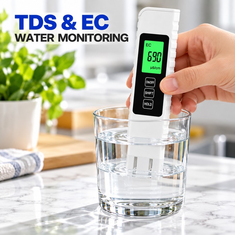 Digital TDS EC Water Tester for Hydroponics & Home Water