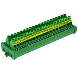 Screw Mount 30A/300V 20 Position Screw Terminal Block Distribution Module