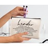 kdqua Leadership Gifts Makeup Bag, Leader Appreciation Gifts for Women