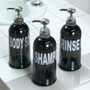 Senko 555372 Mobilia Large Capacity Soap Bottle for Rinse Dark