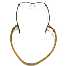 XTBOCA Adjustable Eyeglasses Leather Strap, Glasses Cord,Leather Sunglass Strap,Comfortable & Stylish Glasses Straps & Eyeglass Chains, Fits All Eyewear handmade (1pc)