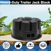 4 Pack 6'' Trailer Jack Blocks with Storage Bag, 20,000