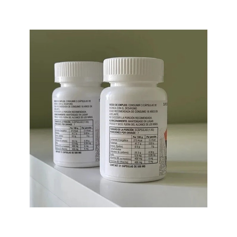 Binica Complejo Herbal 21 Cpsulas 2 Pack Sin Sabor Frutos