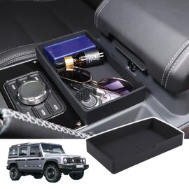 Bekantogy Grenadier Car Center Console Storage Tray - Compatible 2020-2025 - ABS Black Non-Slip Cup Holder Storage Box
