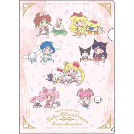 Sunstar Stationery Sailor Moon x Sanrio Clear File A Movie Version Sailor Moon Cosmos Single, Single Pocket, Document Organization, File Storage, Sailor Moon Cosmos & Sanrio Characters 730080