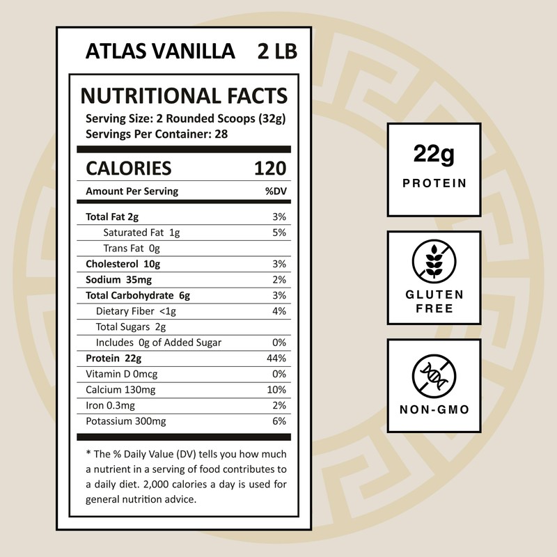 Mt. Athos Performance Atlas Vanilla Protein Powder | Goat Milk