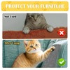 Self-Adhesive Cat Scratch Mat Trimmable Cat Scratching Post Carpet 39in