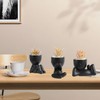 EMINGSKY 3 Pack Fake Plants Succulents Plants Artificial for Women,Office
