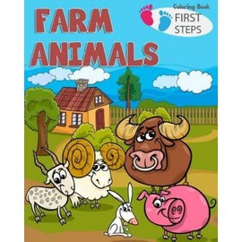 Farm Animals Coloring Book: Farm Animals Books For Kids & Toddlers - Boys &...