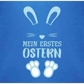 Shirtracer - Easter Baby - My First Easter Bunny Blue - Short-Sleeved Baby Bodysuit for Boys and Girls [German Language Version] - 02 Blue (Royal Blue)