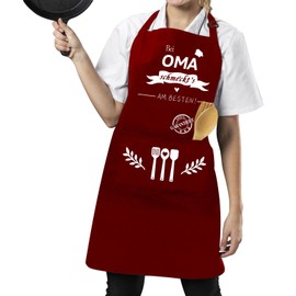 Tarklanda Cooking Apron Gift Apron Women's Apron Adjustable Baking Apron Gift for Birthday Christmas Mother's Day, Grandma