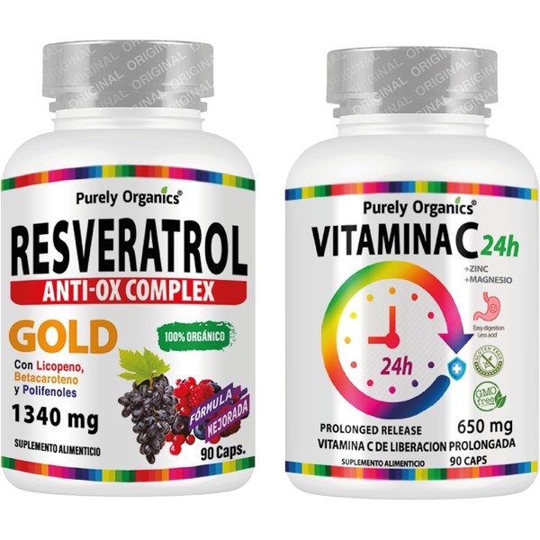 Suplemento Antioxidante 1340mg | Resveratrol + Polifenoles, Betacaroteno, Licopeno y