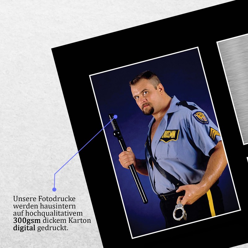 HWC Trading A4 Big Boss Man Gifts Printed Autograph Picture