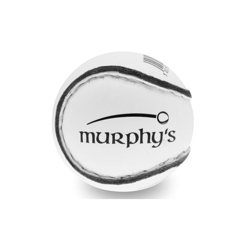 Murphy's Hurling Sliotar Match Ball,White, 5