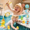 Baby Bath Toy, Water Fountain with Rotating Duck, Shower Sprayer,