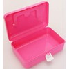 Kokubo Industrial Storage Case, Stacked Box, Pink, 2.8 x 5.1