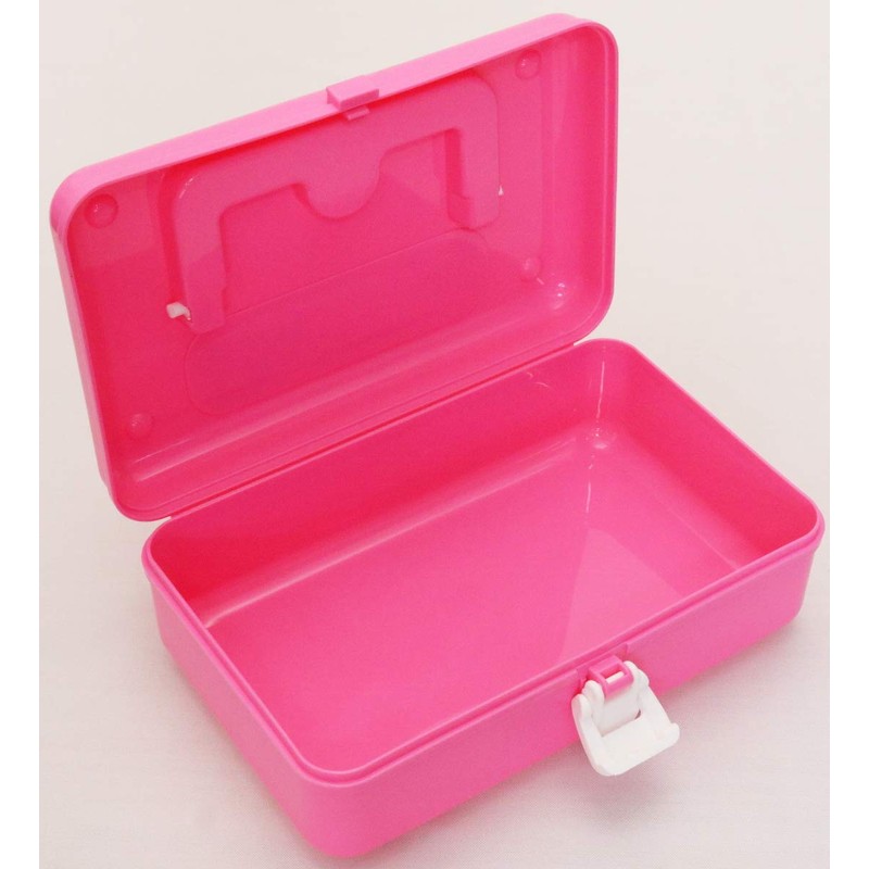 Kokubo Industrial Storage Case, Stacked Box, Pink, 2.8 x 5.1