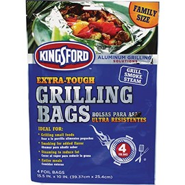 Grilling Bags, 15.5 x 10-In., 4-Pk.