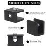 WANLIAN 8 Pcs Adjustable Glass Shelf Brackets Aluminum Alloy Glass