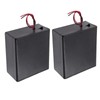 hrsyyl 2pcs D Size Battery Holder 2 Slot D Cell