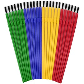 Paint Brushes for Kids Paint Brushes Bulk Paint Brushes Kids Paint Brush Set Watercolor Brushes for Kids Toddler Art Supplies Artist Paint Brushes Art Party Supplies Craft Paint Brushes Bulk 24 Pcs