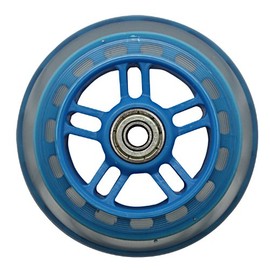 JD RAZOR 4 Inch Wheel Rim Colored Wheels (with Bearings) BLUE