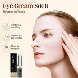 Crema de Cúrcuma para Ojos en Stick, Bálsamo Hidratante con Retinol – Reduce Bolsas y Ojeras en Minutos, Suero de Viaje para Mujeres y Hombres – Rápida Absorción (1)