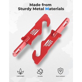 KEMIMOTO UTV Door Latches, 1 Pair Anti-Rust Easy Install 3.5" Vent Latches Extender for Enhanced Airflow, Compatible with RZR XP 1000/4 1000 / TURBO/TURBO S / 900 / S 1000