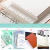 Cimeton 30Pcs 3 Ring Metal Loose Leaf Binders Book Rings