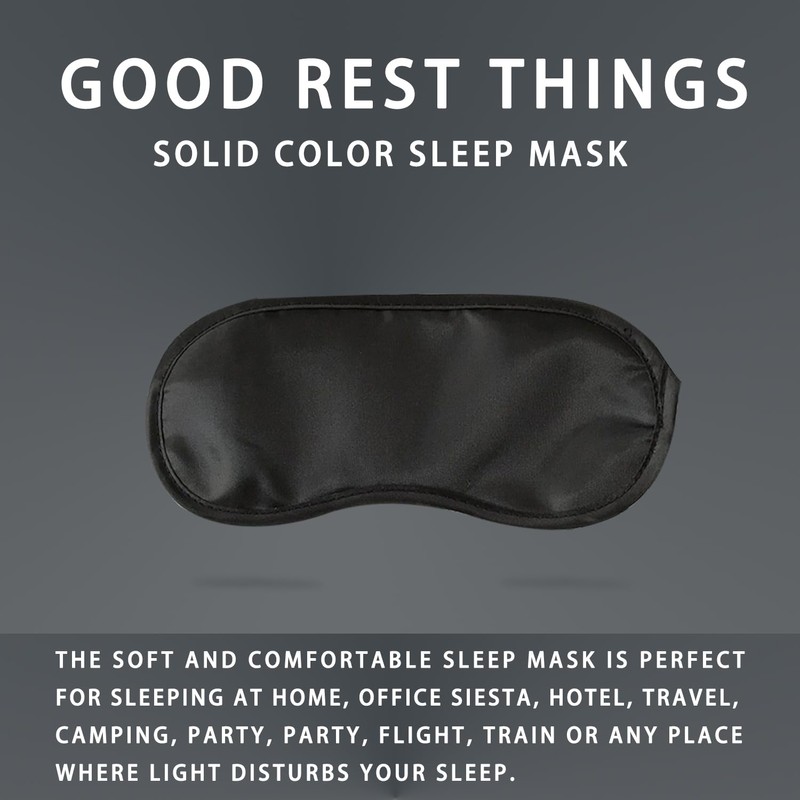 8 Sleep Eye Masks with 2 Pairs Ear Plugs, Polyester