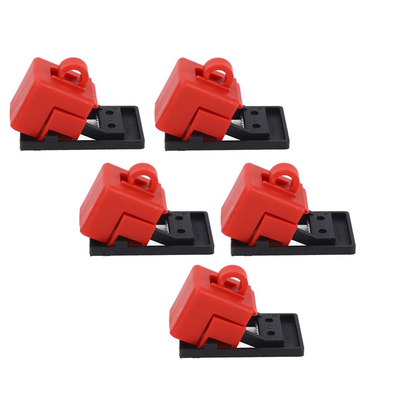 5PCS Circuit Breaker Lockout Device Detachable Cleat Plastic Clamp On