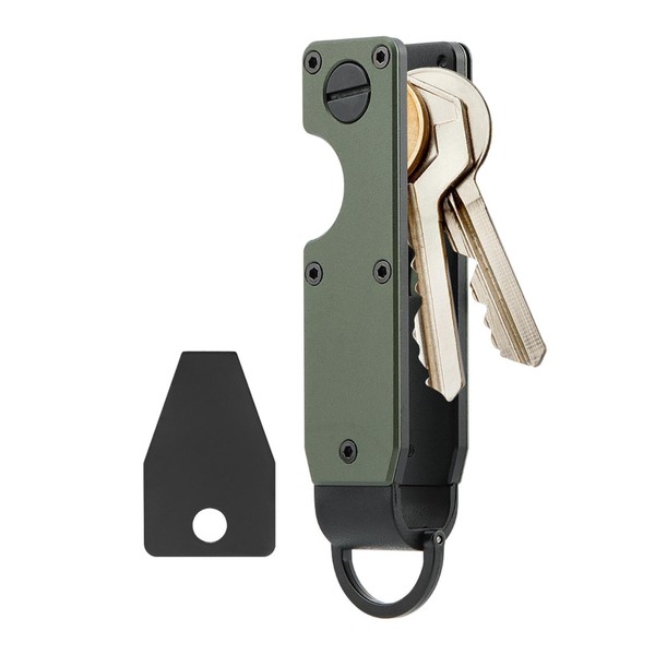 LVOERTUIG Key Organizer With Key Handle,Compact Met-allic Key Holder,Met-allic Key
