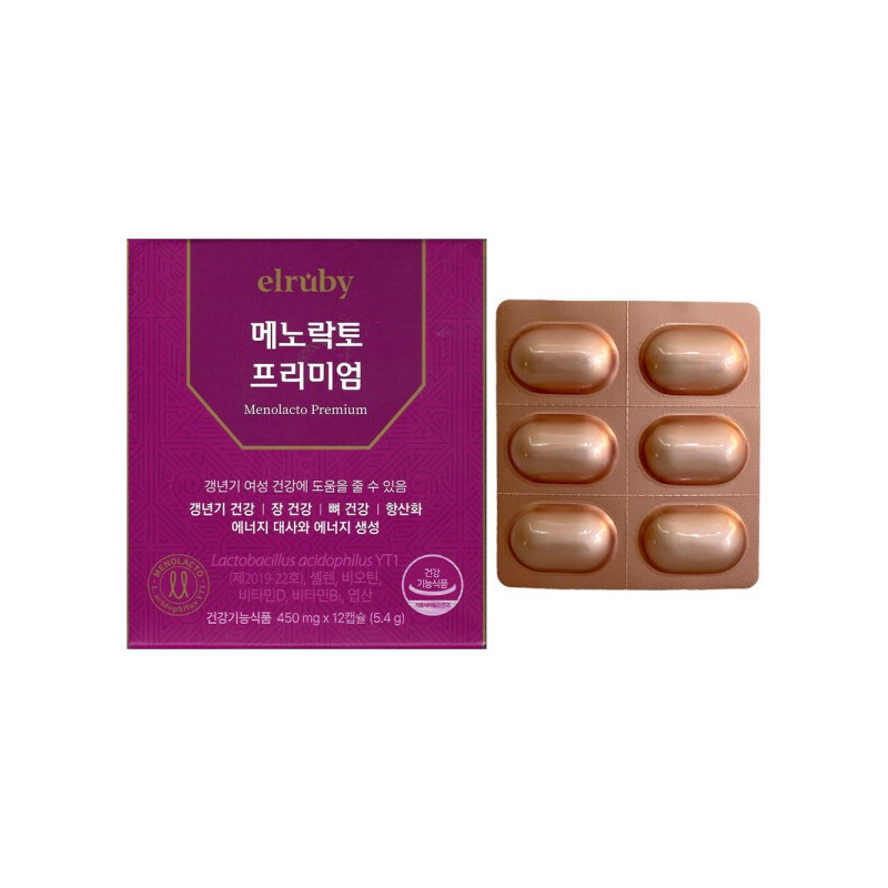 휴온스 메노락토 프리미엄 450mg x 12캡슐 1개 / 써클 Huons