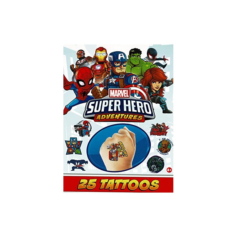 Savvi - Classic Tattoos - 25 Tattoos Super Hero Adventures