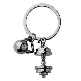 Gym Keychain Gifts for Gym Lovers Women Men Fitness Workout Gifts for Boys Girls Friends Christmas Gifts for Son Daughter Athletic Trainer Gifts for Dad Mom Fitness Motivation Gifts Dumbbell Keychain