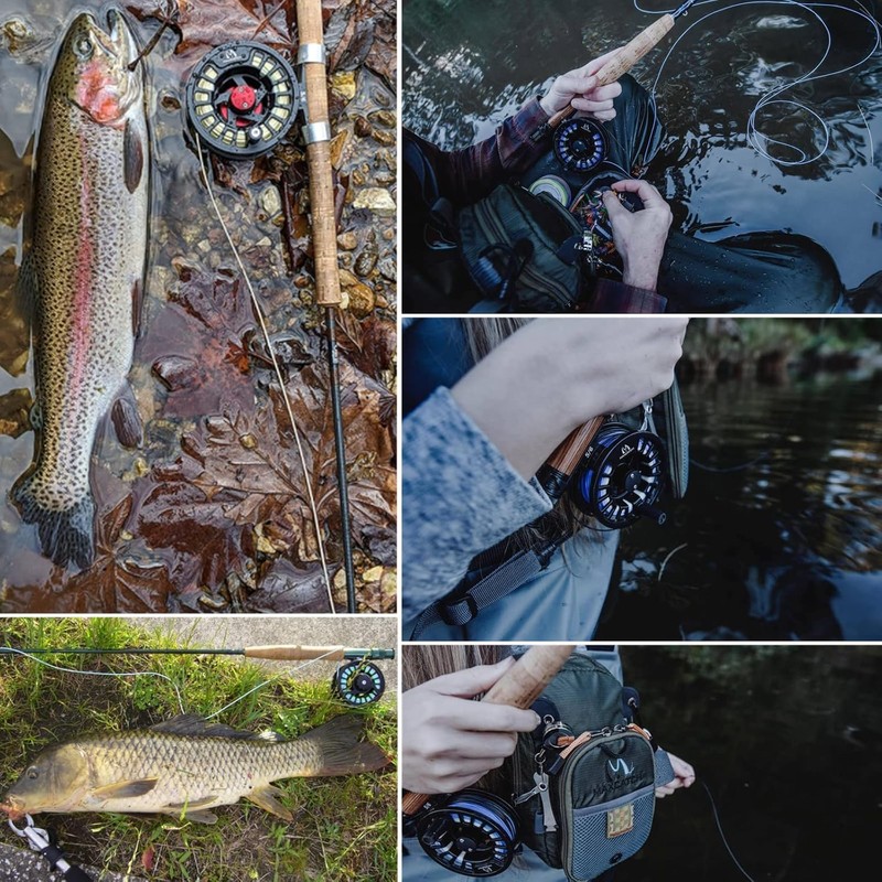 Maxcatch TINO Fly Fishing Reel, Large Arbor Trout Fly Reel: