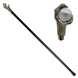 Snake Eye Tactical Walking Cane Pewter Handle witSnake Eye Tactical Crystal Ball Claw Handle Walking Cane 35 Inch Overall Pewter Handle with Small Storage NO Bladeh Small Storage NO Blade (Claw)